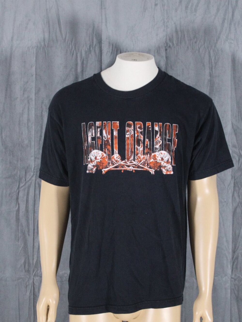 Punk Band Shirt (VTG) - Agent Orange Double Graphic - Men's Large